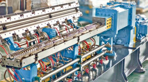 counter-rotating twin-screw screw extruder