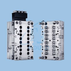 multi-cavity plastic injection mold / hot-runner / packaging / large series