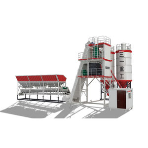 stationary concrete batching plant