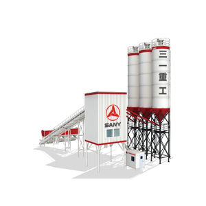 stationary concrete batching plant