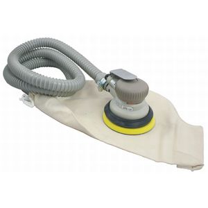 random orbital sander / pneumatic / speed control / with dust collector