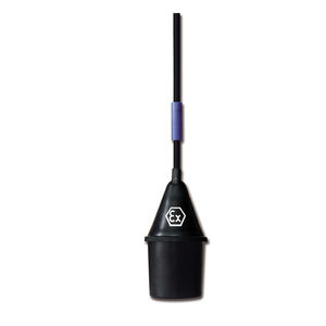 tilt level switch / for bulk materials / polypropylene / vertical