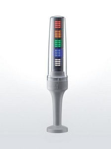 LED stack light / steady / with loudspeaker / waterproof