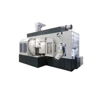 CNC machining center with sliding rotary table
