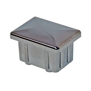 non-threaded end cap / rectangular / ABS / for tubes