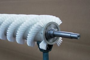cylindrical spiral brush