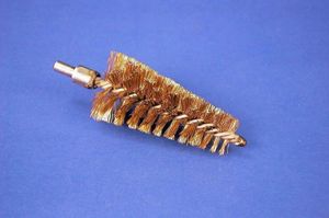 cylindrical spiral brush