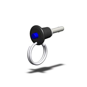 quick-release pin with button
