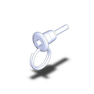 quick-release pin with button