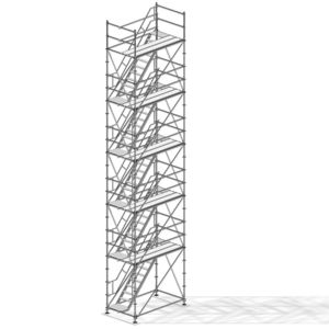 fixed scaffolding tower