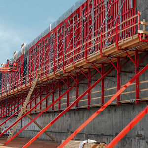 climbing scaffolding