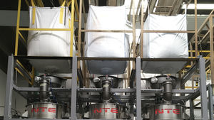 granules big bag unloading machine
