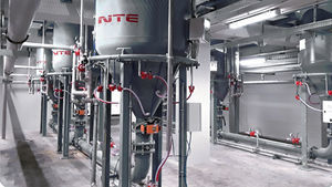 positive-pressure pneumatic conveying system