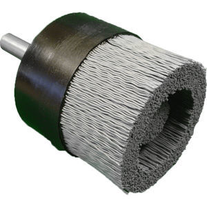Tool Junction Nylon Abrasive Wire Rotary Brush - For Deburring, Polishing & Surface Treatment (25mm / 100mm Width)