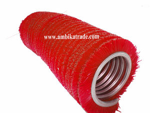 cylindrical spiral brush