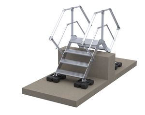 aluminum crossover stair 1