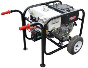 diesel engine hydraulic power unit / for mobile applications / wheel-mounted