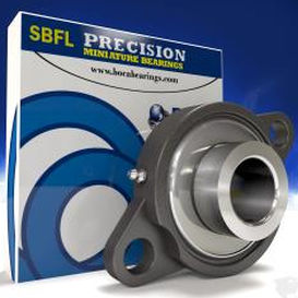flange bearing unit / ball bearing / stainless steel