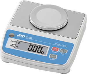benchtop scale / compact / with LCD display / stainless steel pan