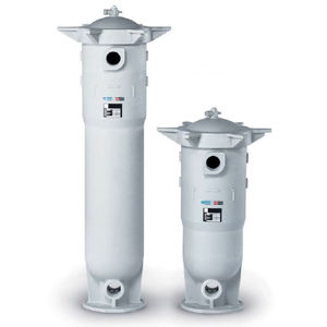 pocket filter housing / for liquids / plastic / polypropylene