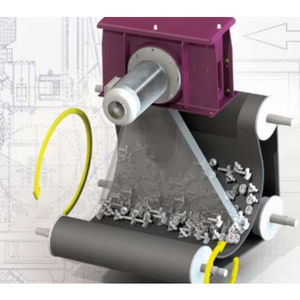 troughed belt shot blasting machine