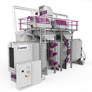 overhead conveyor shot blasting machine