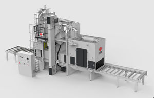 roller conveyor shot blasting machine