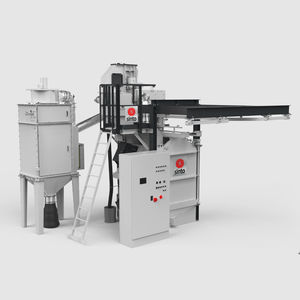 overhead conveyor shot blasting machine