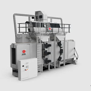 overhead conveyor shot blasting machine
