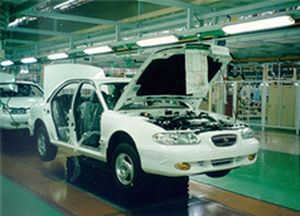 conveyor for the automotive industry