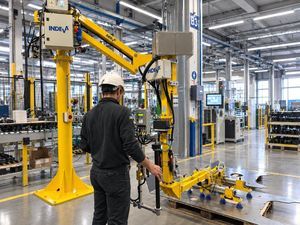 manipulator with electronic control