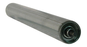 slip-on conveyor roller / galvanized steel