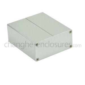 panel-mount enclosure / for desktop computers / aluminum / extruded