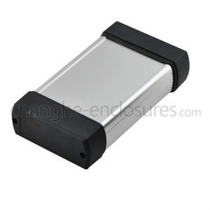 wall-mount enclosure / rectangular / extruded aluminum / custom