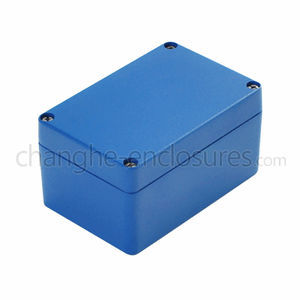 wall-mount enclosure / rectangular / aluminum / waterproof