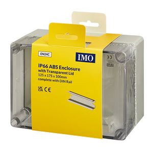 enclosure with transparent cover