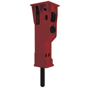 hydraulic breaker / for backhoe loaders / vertical