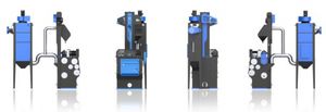 belt shot blasting machine / for metal