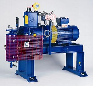 air compressor / stationary / electrically-powered / rotary vane