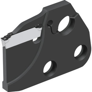 分型和开槽工具与可更换的插入