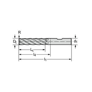 solid carbide milling cutter