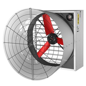 axial fan / exhaust / ventilation / galvanized steel