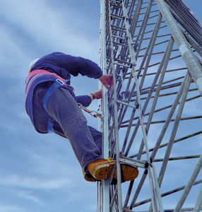 fall-arrest safety rail