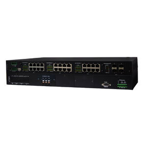 managed network switch / 24 ports / rack-mount / SFP
