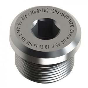 round plug / male / nickel-plated brass / stainless steel