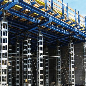 fixed scaffolding tower