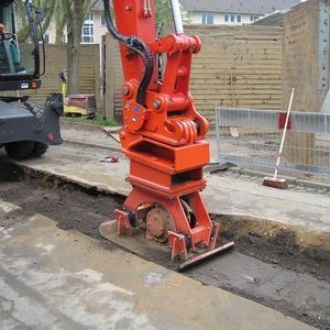 excavator vibratory plate