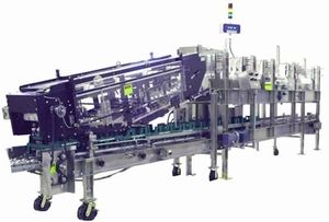 vertical case packer