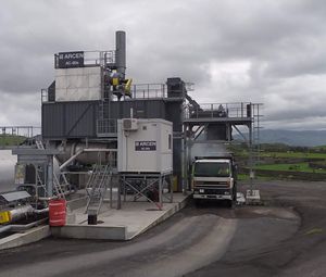 stationary asphalt plant