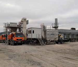 mobile asphalt plant
